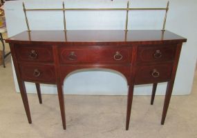 Hickory Chair Co. Reproduction Bow Front Sideboard