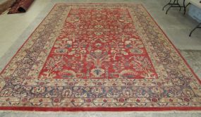 Large Hand Made Heriz Style Rug