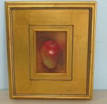 Cathy Crockett Painting Still Life of Apple