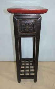 Chinese One Drawer Tall Stand