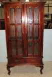 Reproduction Double Door Display Cabinet