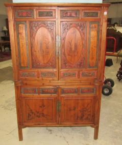 Asain Style Double Door Armoire