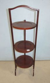 Wood Folding Table Pie Pastry Plant Stand