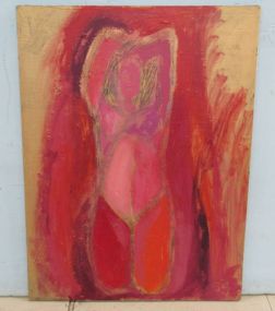 Abstract Painting of Lady by Richard McKey