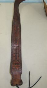 John Lee Hooker Leather Guitar Strap