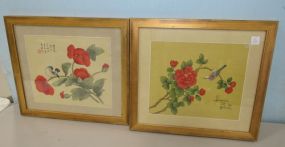 Pair of Japanese Wood Block Prints