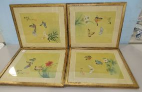 Set of Four Japanese Wood Block Prints