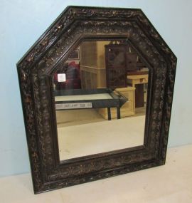 Modern Ornate Wood Framed Mirror
