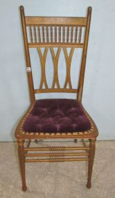Painted Gold French Style Side Chair