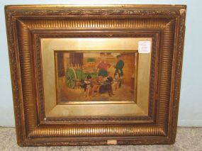 Antique English Painting on Board