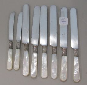 Eight Mother of Peal Style Knives
