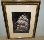 Richard Mason Scratch Art Ship