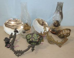 Wall Mount Oil Lamps