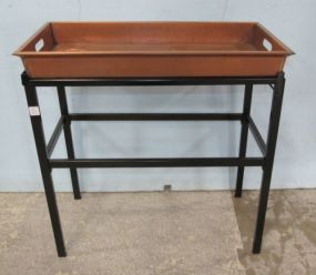 Smith & Hawken Copper Tray Stand