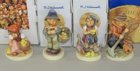 Four Collectible M.J. Hummel Figurines