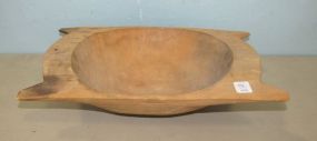 Hand Carved Dough Bowl