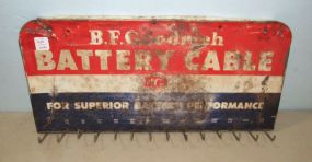 B.F. Goodrich Battery Cable Tin Rack