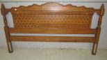 Espanol Oak Contemporary Head Board