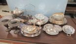 Large Silver Plate Serving Pieces