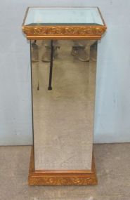 Mirrored Pedestal Stand