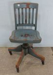 Vintage Painted Desk Chair