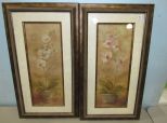 Two Framed Floral Prints