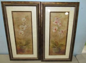 Two Framed Floral Prints