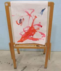 Used Child's Art Easel Stand