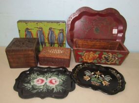 Decorative Carved Boxes and Trays