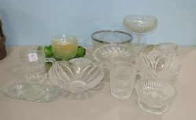 Assorted Clear Glass Pieces