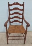 Ladder Back Arm Side Chair