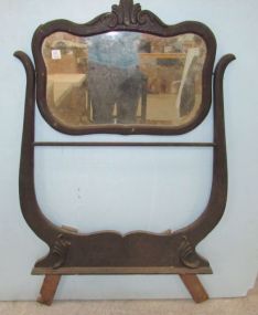 Antique Washstand Back and Mirror