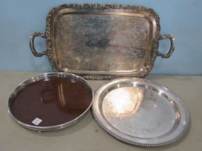 Three Silver Plate Pieces