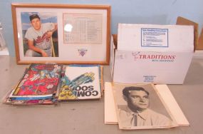 Group of Collectible Albums, Photo, Brooks Robinson, Comic Books
