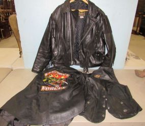 Three Leather Motorcycle Jackets
