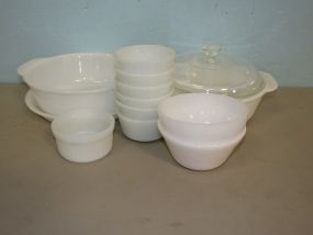 White Fire King Kitchenware