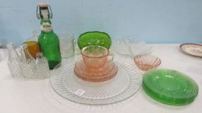 Assorted Glassware Bowls, and Plates