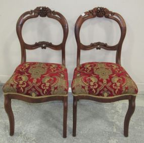 Pair of Victorian Style Parlor Chairs