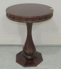 Bombay Co. Round Pedestal Lamp Table