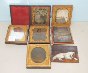 Six Antique Tin Types