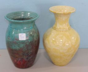 Phil Morgan Pottery Vase and Shadyside Pottery Vase