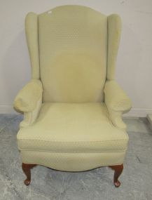 Contemporary Upholstered Wing back Chair
