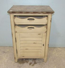 New Distressed Commode Stand