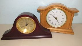 Daniel Dakota Mantel Clock and Danbury Modern Clock