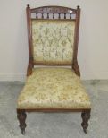 Vintage Eastlake Style Parlor Chair