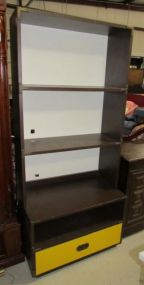 Painted Mid Century Style Bookcase