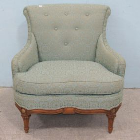 Schaffler's Custom Furnishing Co. Upholstered French Style Arm Chair