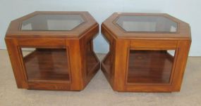 1980-90s Mid Century Style Side Tables