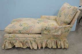Floral Pattern Chaise Lounger