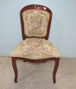 Reproduction Carved English Side Chair